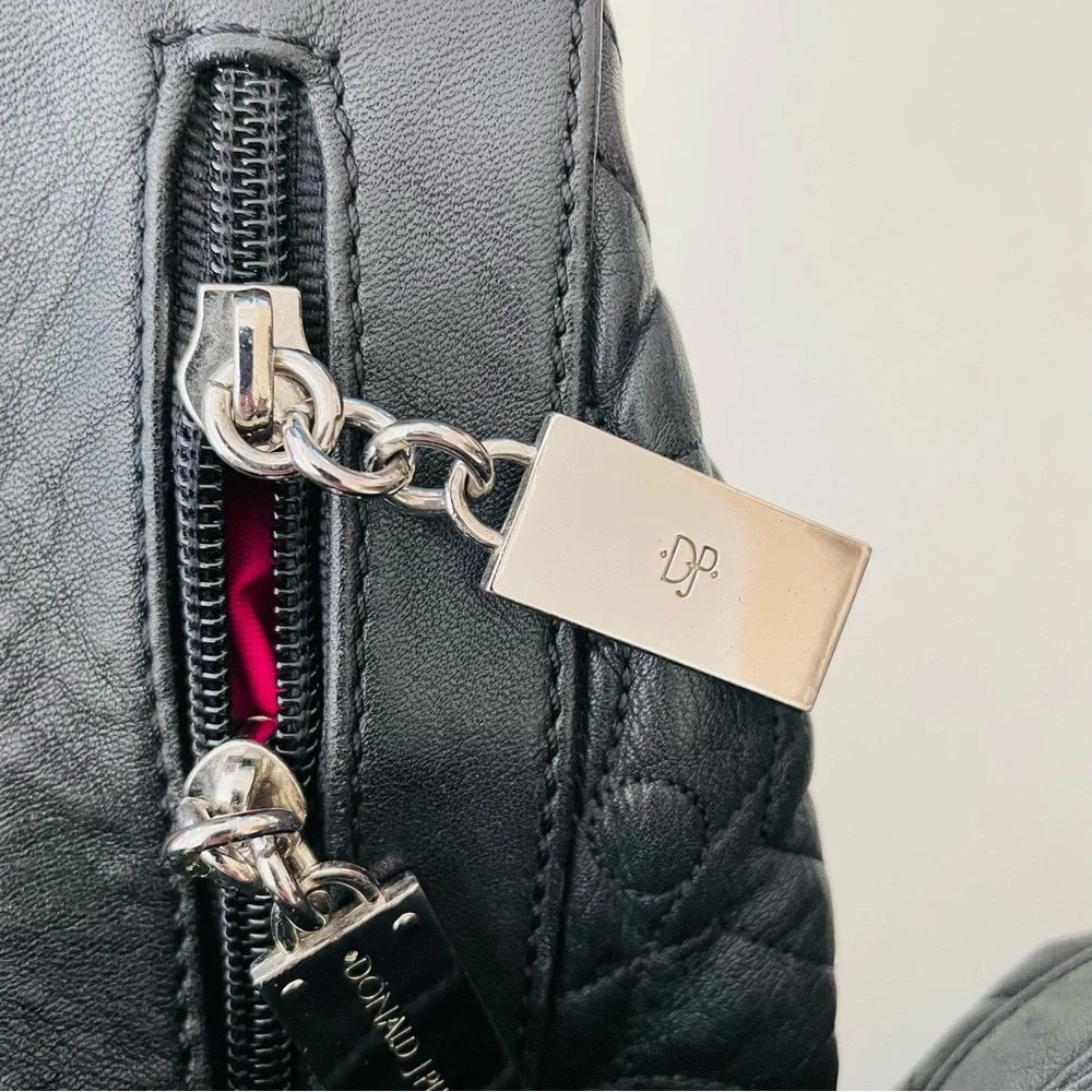 Donald J. Pliner Quilted Hobo Bag